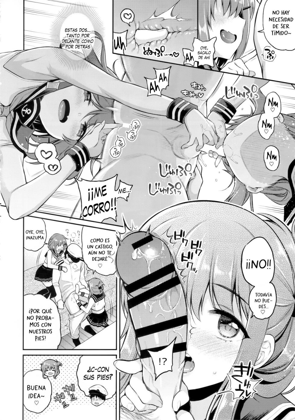 (AC2) [K+W (sasachinn)] Ikazuchi Inazuma-chan x Batsu Game - Ikazuchi-chan e Inazuma-chan x Juego de castigo (Kantai Collection -KanColle-) [Español] [Traducciones necesarias] - Page 7