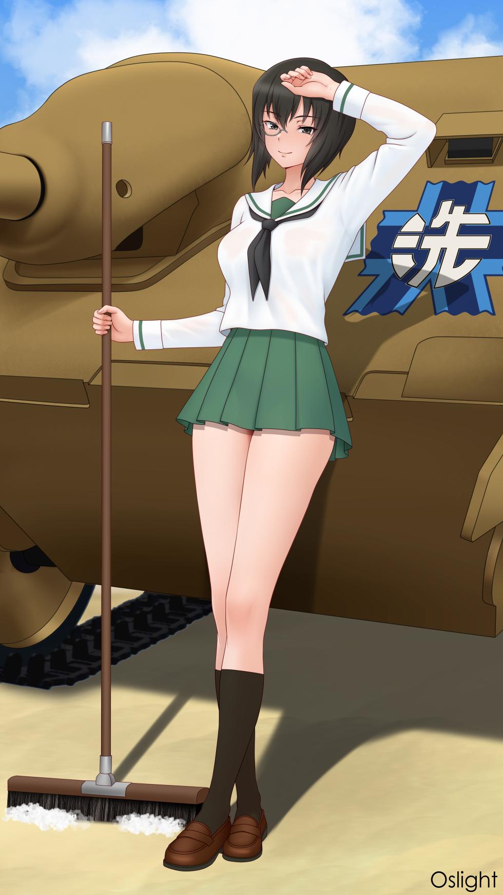 [oslight] Momo Kawashima (Girls und Panzer) - Page 1