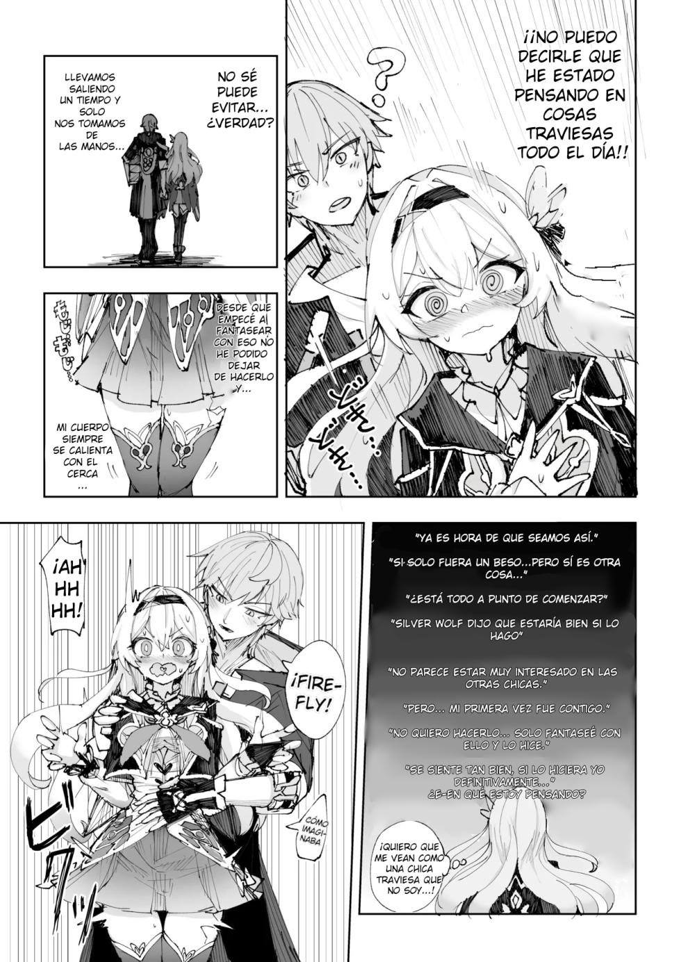 [Rosaku Koubou (Rosaku)] Unmei wa Trailblazer no Heya de | Firefly en la habitación del trazacaminos (Honkai: Star Rail) [Spanish] [NeroTranslations] [Digital] - Page 4