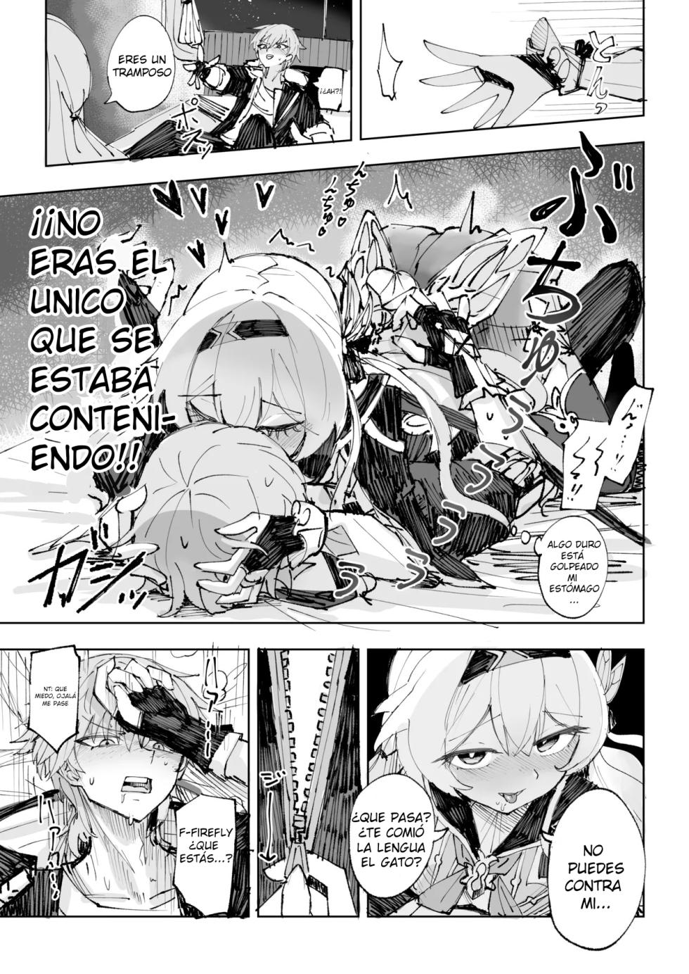 [Rosaku Koubou (Rosaku)] Unmei wa Trailblazer no Heya de | Firefly en la habitación del trazacaminos (Honkai: Star Rail) [Spanish] [NeroTranslations] [Digital] - Page 12