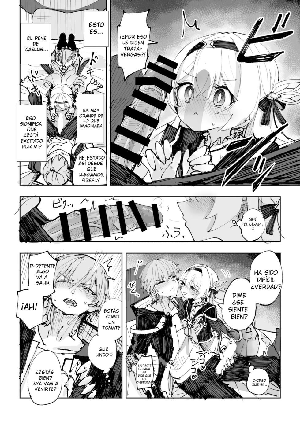 [Rosaku Koubou (Rosaku)] Unmei wa Trailblazer no Heya de | Firefly en la habitación del trazacaminos (Honkai: Star Rail) [Spanish] [NeroTranslations] [Digital] - Page 13