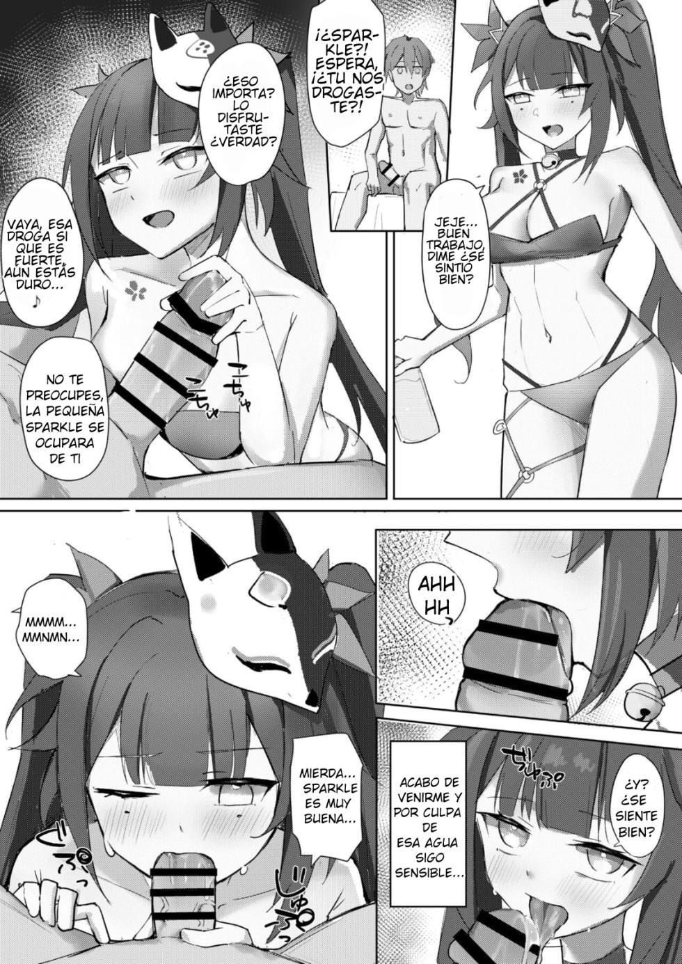 [Lank Match! (Lank-chan)] Hanabi no Itazura | La broma de Sparkle (Honkai: Star Rail) [Spanish] [Digital] - Page 9