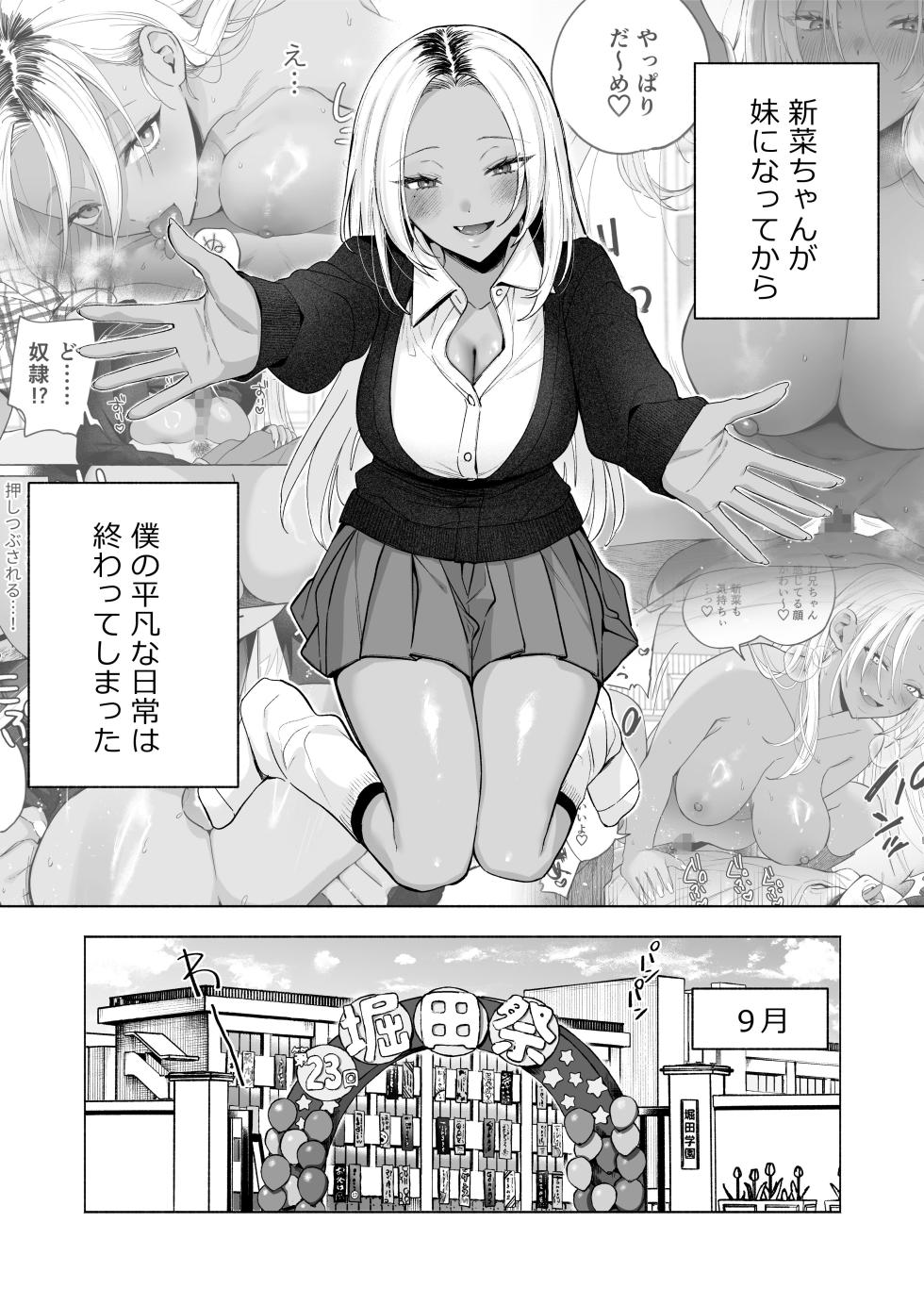 [Chimple Hotters (Chimple Hotter)] Kuro Gal Kyonyuu Gimai wa Boku o Yasashiku Sakusei Shitai 1.5 ~Bunkasai de Cosplay Ecchi suru~ [Digital] - Page 4