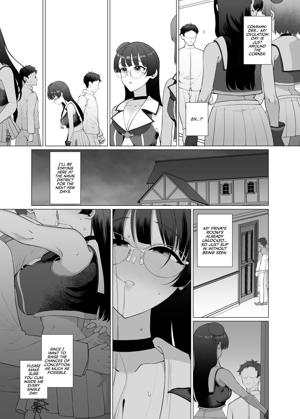 (C104) [Gyoumuyou Jiga] Watashi ga Kowareta Hi ~Chokai ga Teitoku to Ninshinsuru [English] [Digital] [CulturedCommissions] - Page 18
