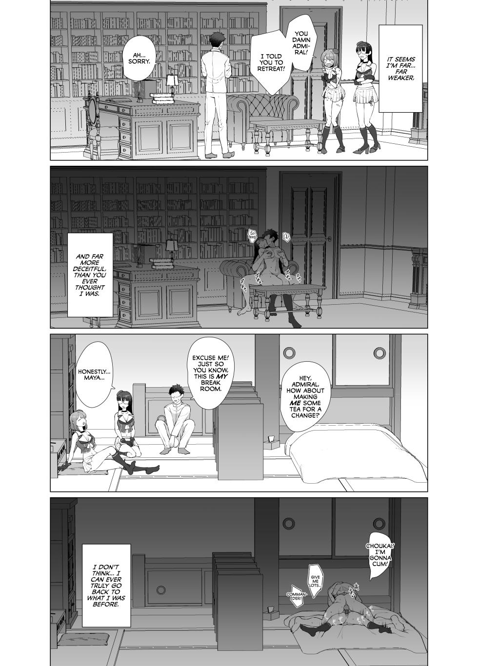 (C104) [Gyoumuyou Jiga] Watashi ga Kowareta Hi ~Chokai ga Teitoku to Ninshinsuru [English] [Digital] [CulturedCommissions] - Page 27