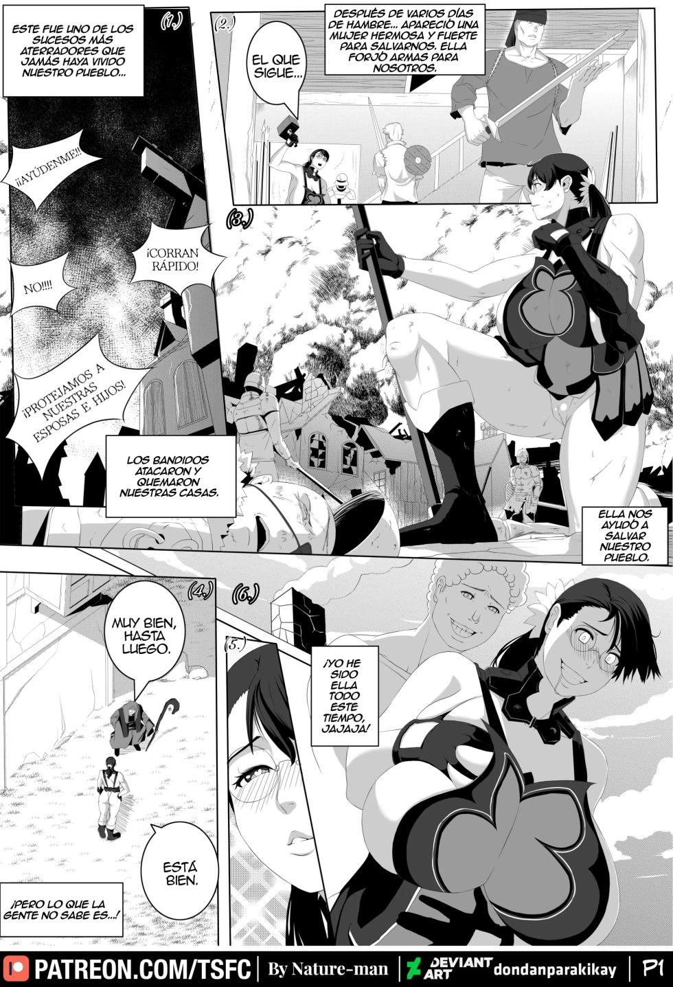 [Sheico] [TSFC (Nature-man)] Cattleya, My Saviour (Queen's Blade)｜Cattleya Mi salvadora {Spanish} {EbisuTraslade - ACATLLL} - Page 1