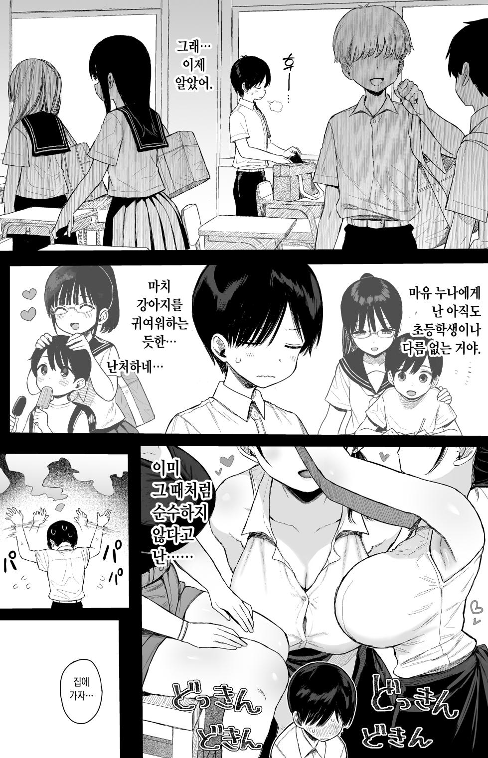[micro page (Kuromotokun)] Osananajimi no H na Onee-san wa Suki desu ka? | 소꿉친구인 야한 누나는 좋아하시나요? [Korean] [Digital] - Page 9