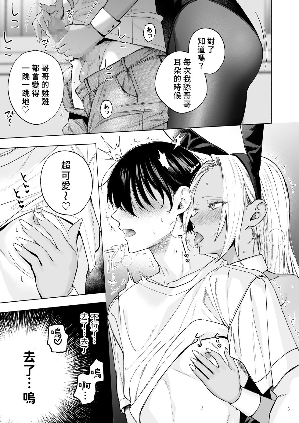 [Chimple Hotters (Chimple Hotter)] Kuro Gal Kyonyuu Gimai wa Boku o Yasashiku Sakusei Shitai 1.5 ~Bunkasai de Cosplay Ecchi suru~ | 黑皮辣妹巨乳義妹想要對我溫柔地榨精(榨汁取精)1.5 [Chinese] [Amerins漢化] [Digital] - Page 15