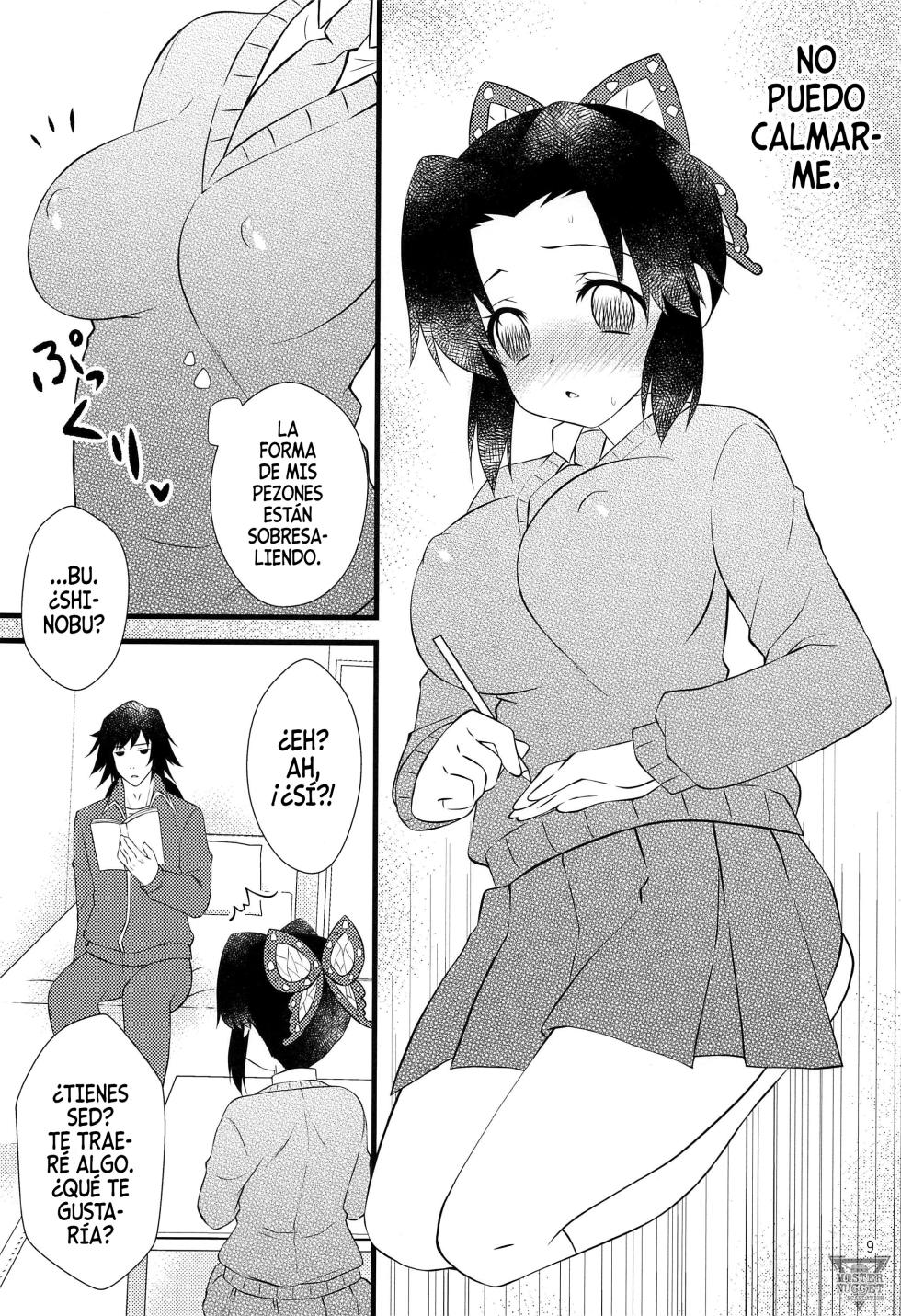 (Nichirin Kitan 6) [Hoshinatenpo (Hoshina)] Yuuwaku sarete kudasai | Por Favor, Déjate Seducir (Kimetsu no Yaiba) [Spanish] [Mister Nugget] - Page 8