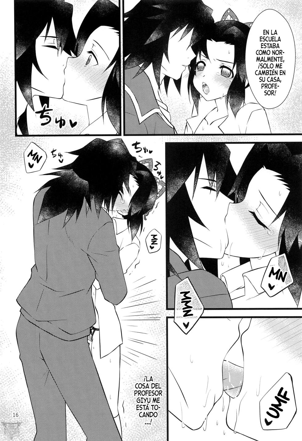 (Nichirin Kitan 6) [Hoshinatenpo (Hoshina)] Yuuwaku sarete kudasai | Por Favor, Déjate Seducir (Kimetsu no Yaiba) [Spanish] [Mister Nugget] - Page 15