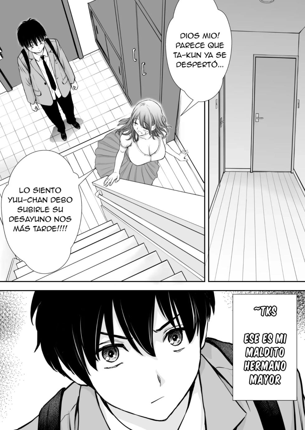 [Tarobaumu] Boku no Kaa-chan ga Hikikomori NEET Debu Aniki no Seishori Onaho ni Natteita Hanashi | Mi Madre Fue Robada por Mi Hermano Gordo Hikikomori [Spanish] [La Muerte es Vida] [Decensored] - Page 9