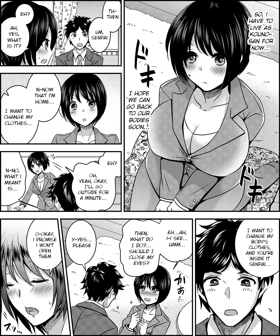 [Amuai Okashi Seisakusho (Matsuzono)] Costume Tengoku ~Shokuba no Kouhai to Irekawatte Kisekae Ningyou ni Sareru Boku~ [English] [JusenkyoTL] - Page 5
