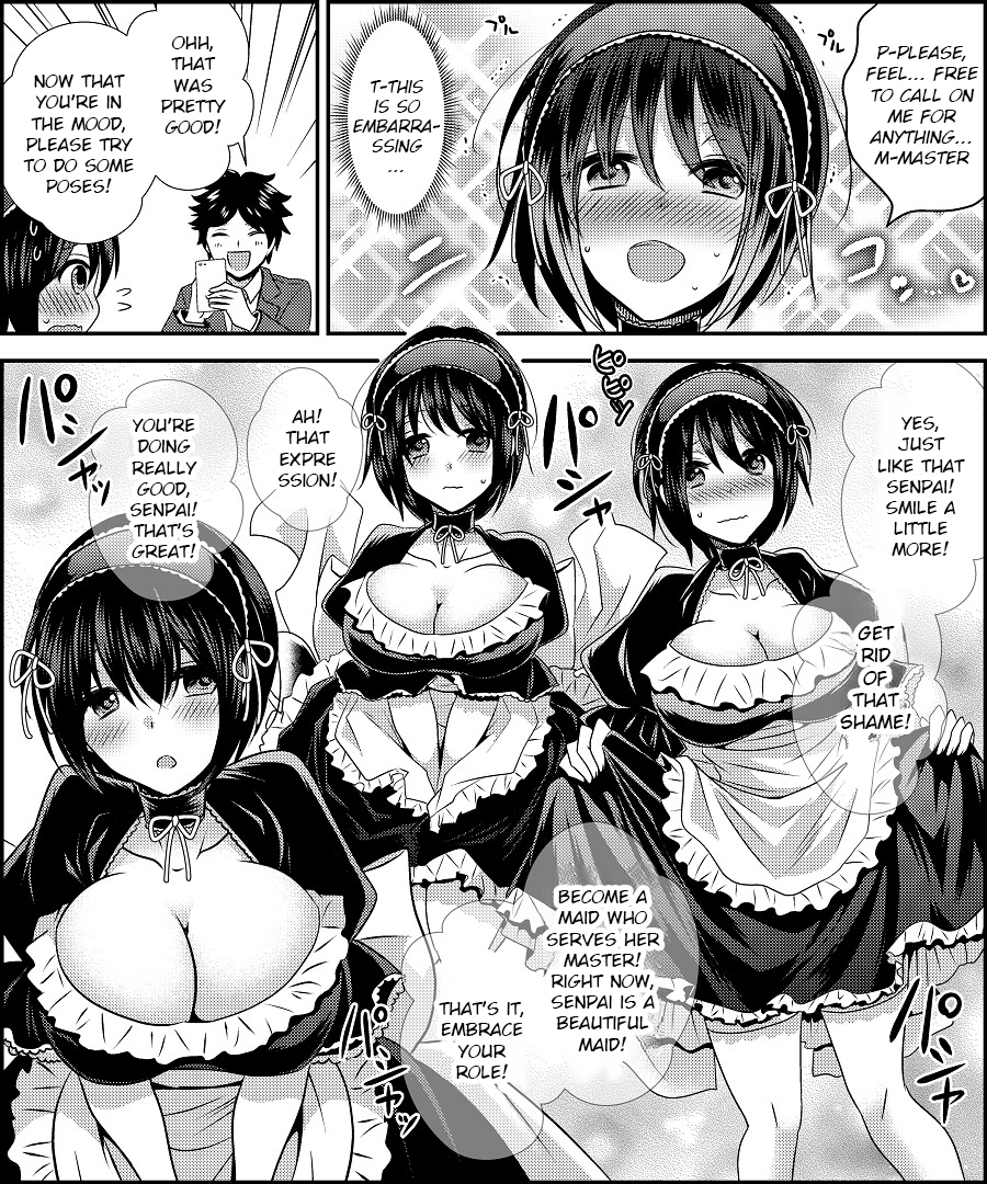 [Amuai Okashi Seisakusho (Matsuzono)] Costume Tengoku ~Shokuba no Kouhai to Irekawatte Kisekae Ningyou ni Sareru Boku~ [English] [JusenkyoTL] - Page 12