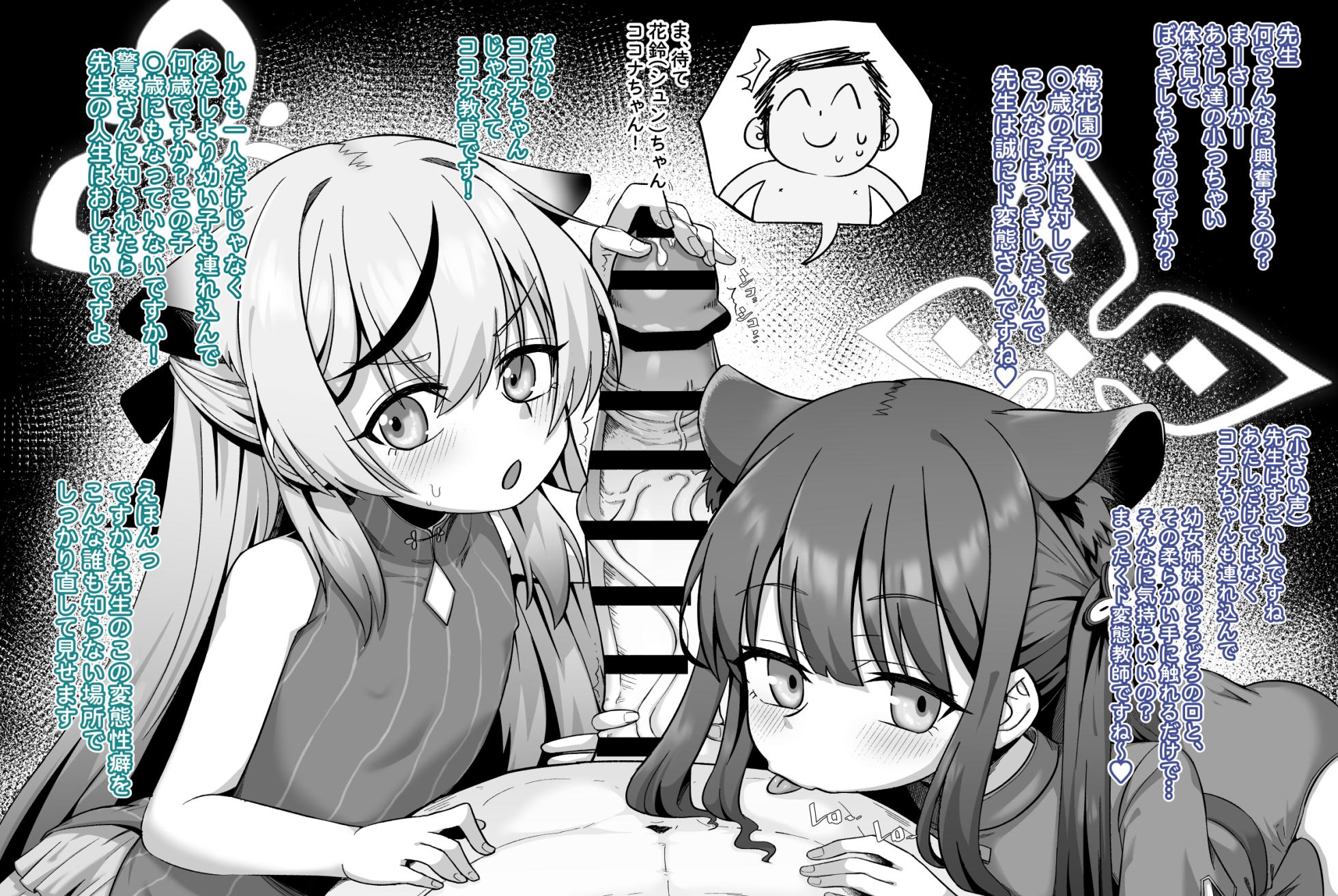 [Natsuiro Meron] Shun to Kokona no Shibori Gokko (Blue Archive) - Page 1