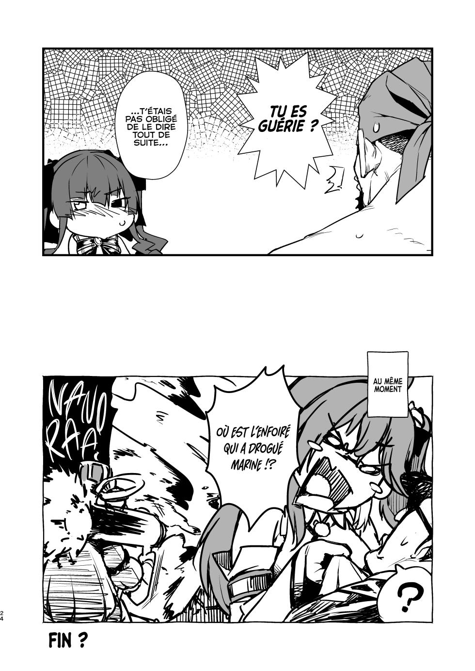 [Hikoushiki (CowBow)] Senchou no Youjo-teki Seikatsu nanda wa! | Senchou et sa vie de petite fille ! (Houshou Marine) [French] [Digital] - Page 24