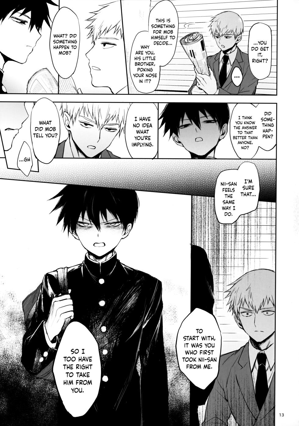 (ONE→HUNDRED 7) [Terepirin (goshi)] Saitei na Otona Ge | The Worst Kind of Adult, Chapter 3 (Mob Psycho 100) [English] {Chin²} - Page 12