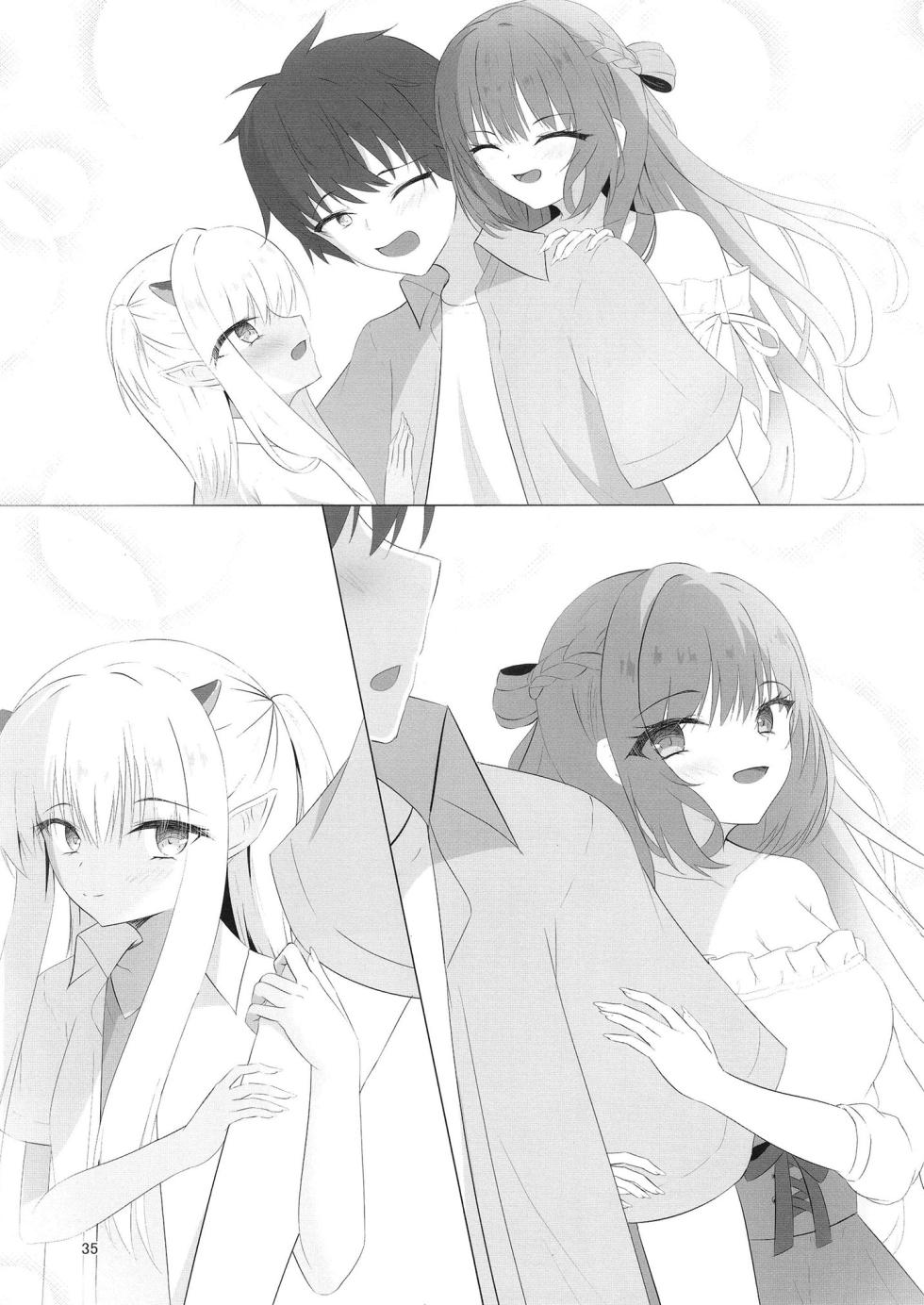 [Yuunagi Promenade (Calamity)] Nikuki Maou......no Hazu Nanoni—— (Tenshi Souzou RE-BOOT!) [Digital] - Page 34