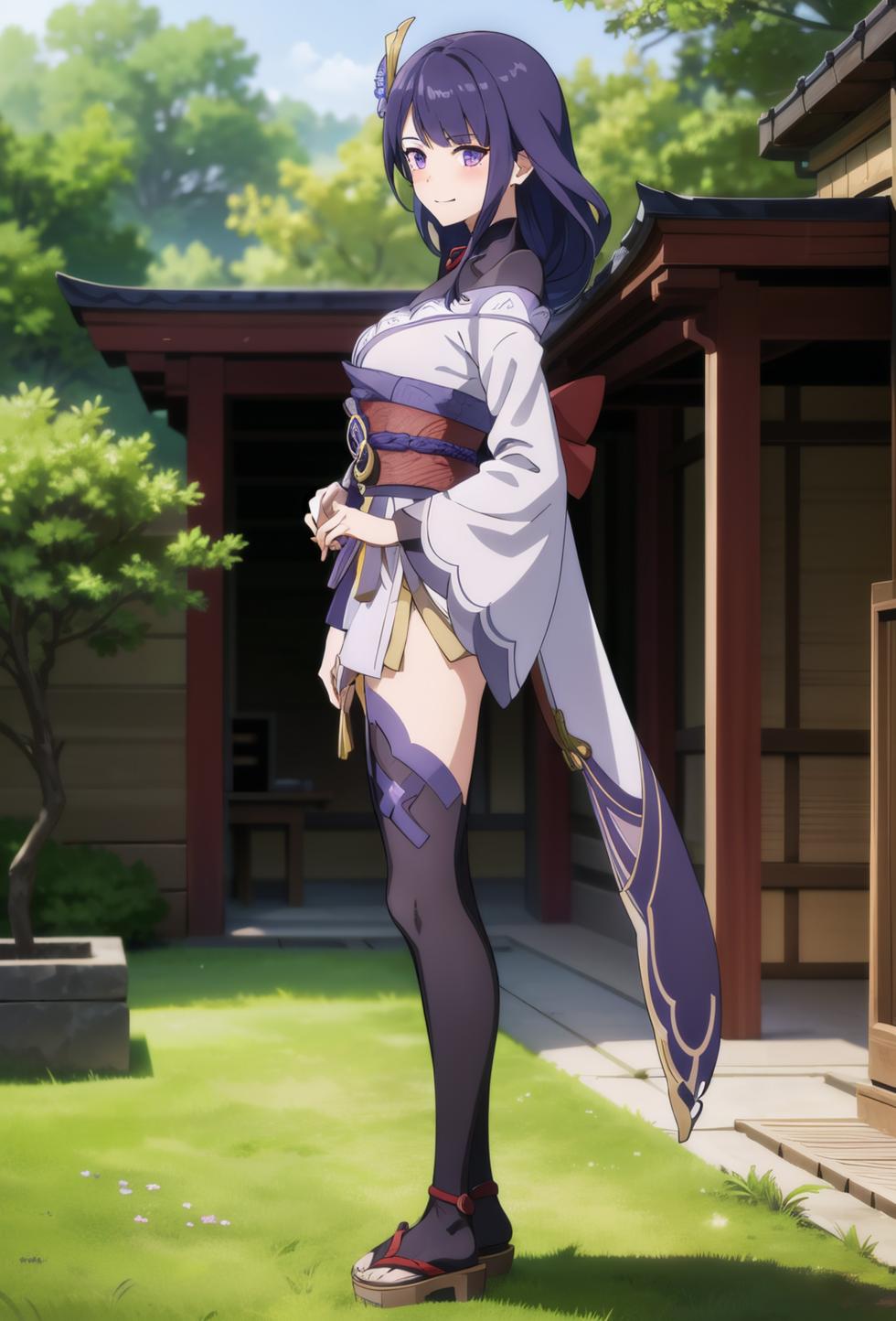 [Spairk1313] Raiden Shogun (Genshin Impact)[AI Generated] - Page 4