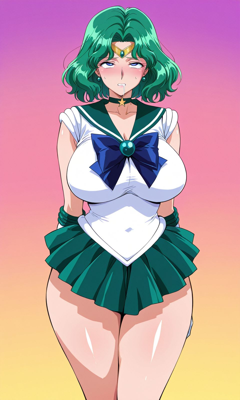 [Dogvahkiin] Sailor Neptune (Patreon) (AI Generated) - Page 1