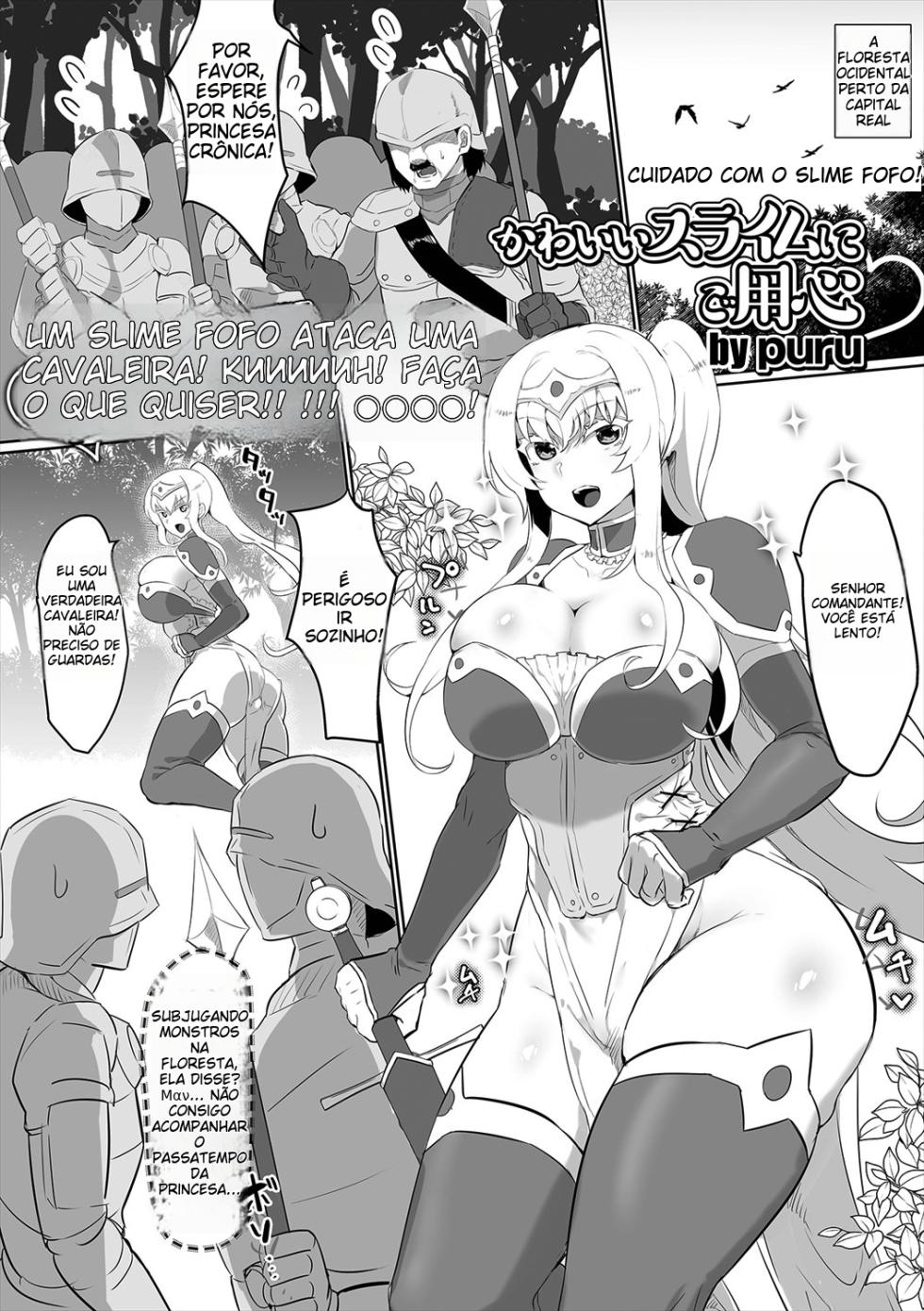[puru] Kawaii Slime ni Goyoujin (Isekai Musume to no Kousetsu Vol.5) [Portuguese-BR] [Kuraudo] [Digital] - Page 1