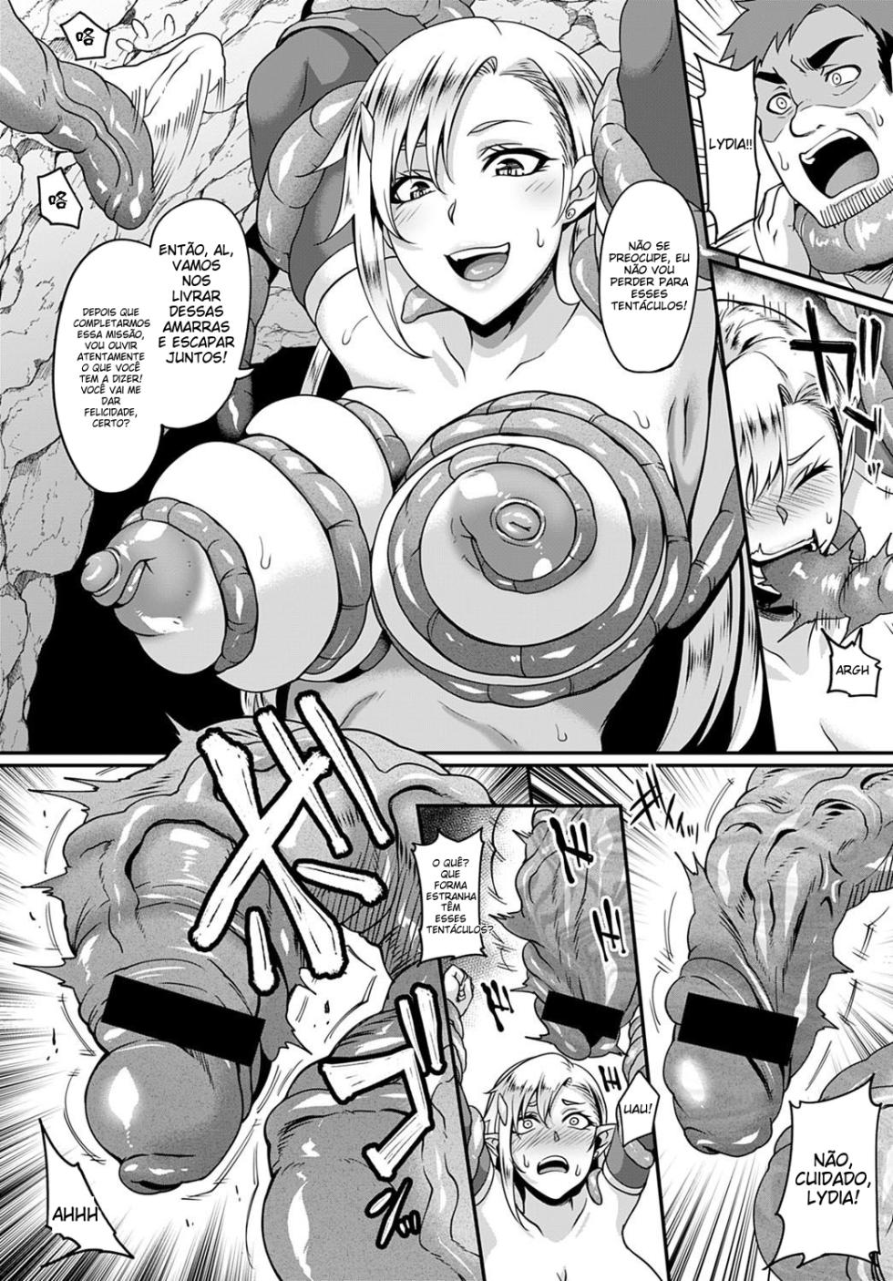 [Kazuhiro] Elf no Ai wa Shokushu ni Ochite (COMIC Anthurium 2020-12) [Portuguese-BR] [Digital] - Page 7