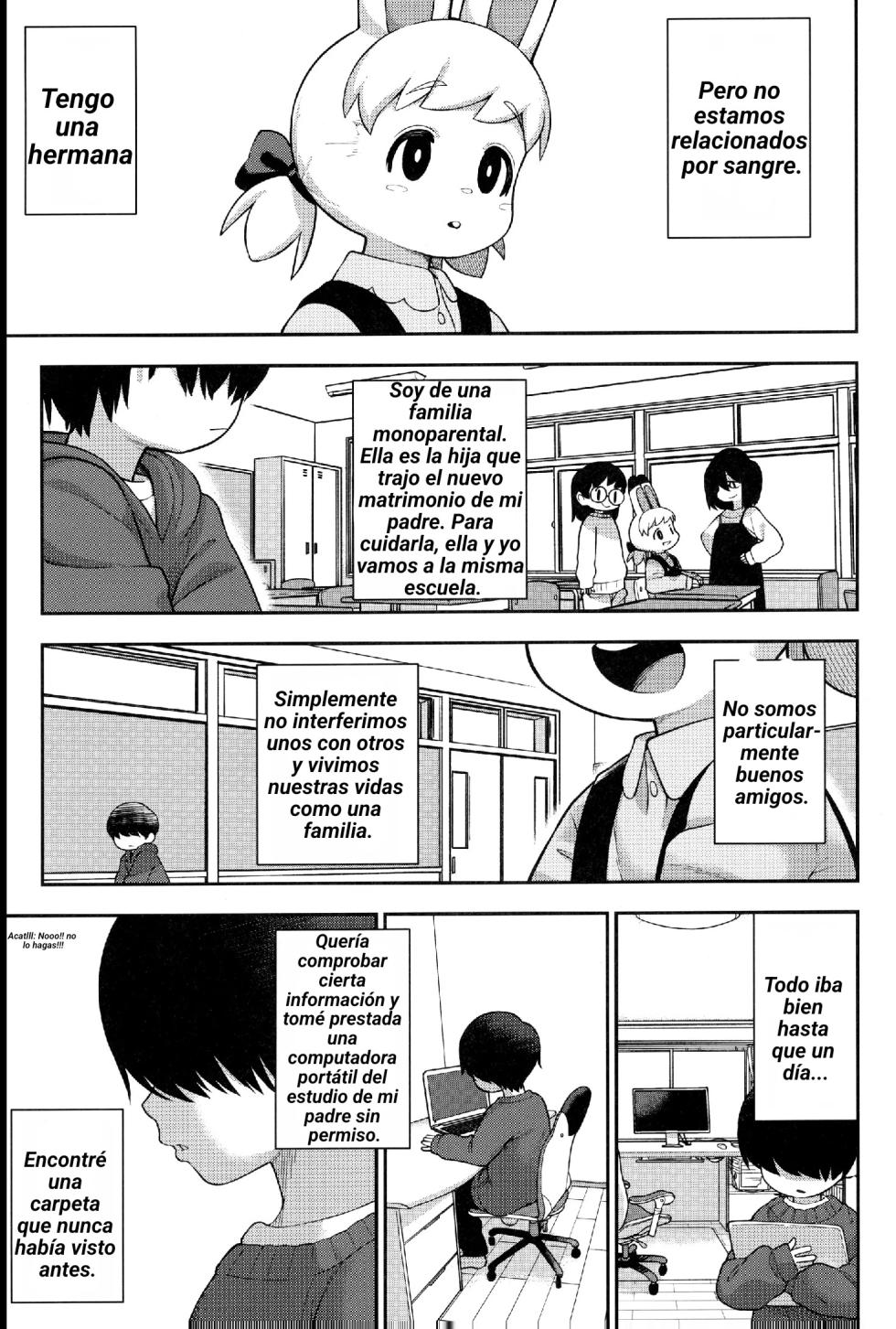 (C101) [Mayoineko (Leonardo 16sei)] Boku no Imoto｜Mi Hermana Menor (Kemokko Lovers 11) {Spanish} {EbisuTraslade - ACATLLL} - Page 2