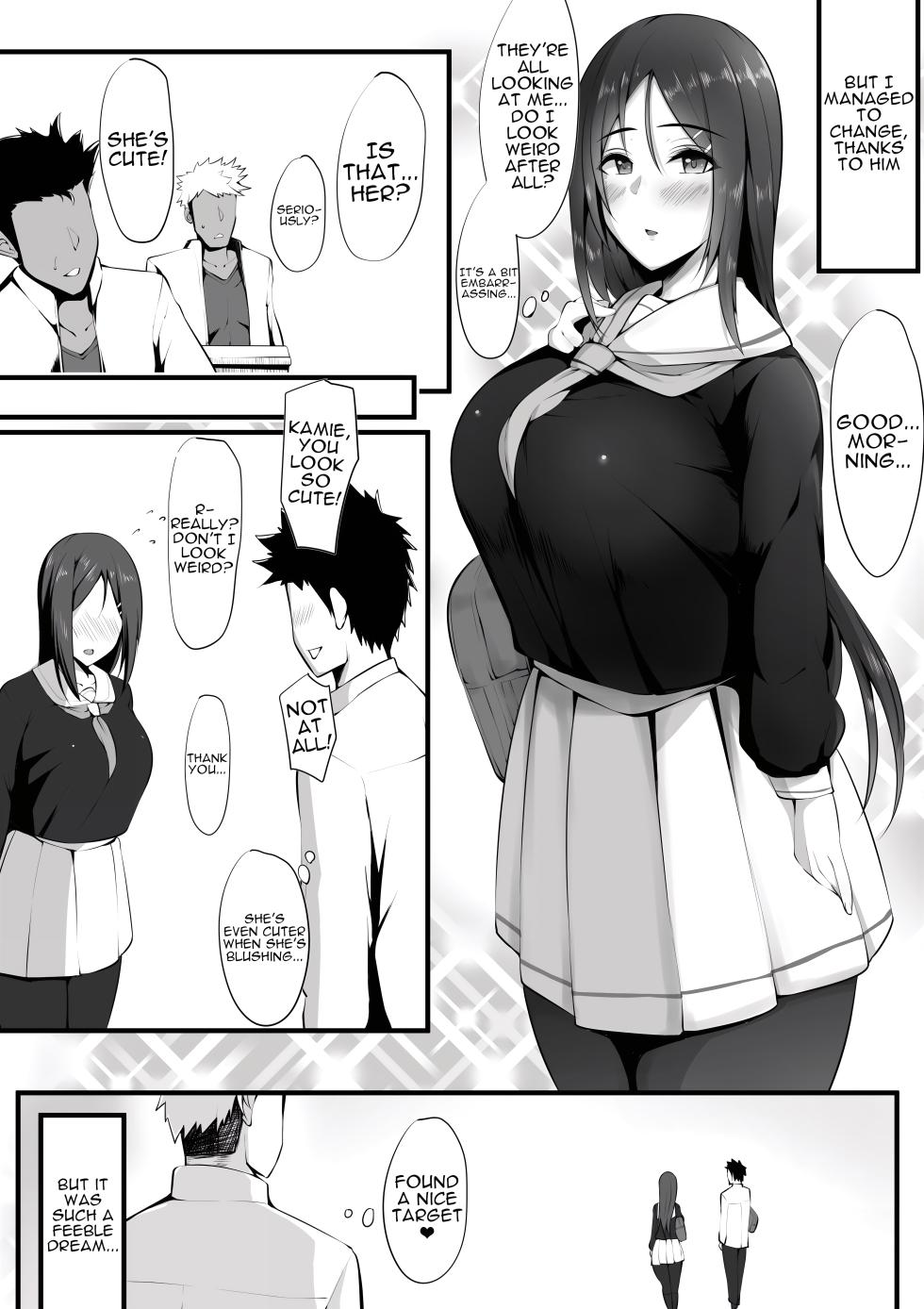 [Nekohachi Eigyoubu (Neko Samurai)] Megane no Oku no Kimi ~Kanotorare~ | The Girl Behind The Glasses ~Girlfriend NTR~ [English] {Doujins.com} [Upscaled] - Page 4