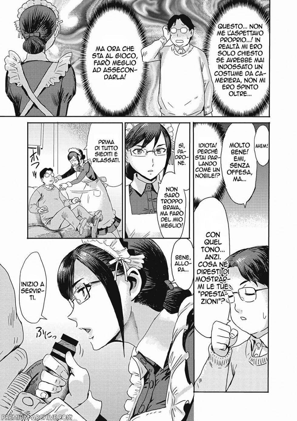 [Kuroiwa Menou] Gohoushi! Maid Tsuma | La Moglie Domestica (Urezuma Geshuku Doutei Kui) [Italian] [Digital] - Page 7