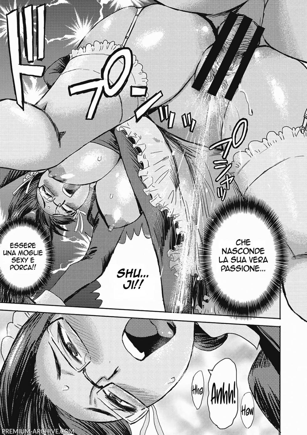 [Kuroiwa Menou] Gohoushi! Maid Tsuma | La Moglie Domestica (Urezuma Geshuku Doutei Kui) [Italian] [Digital] - Page 19