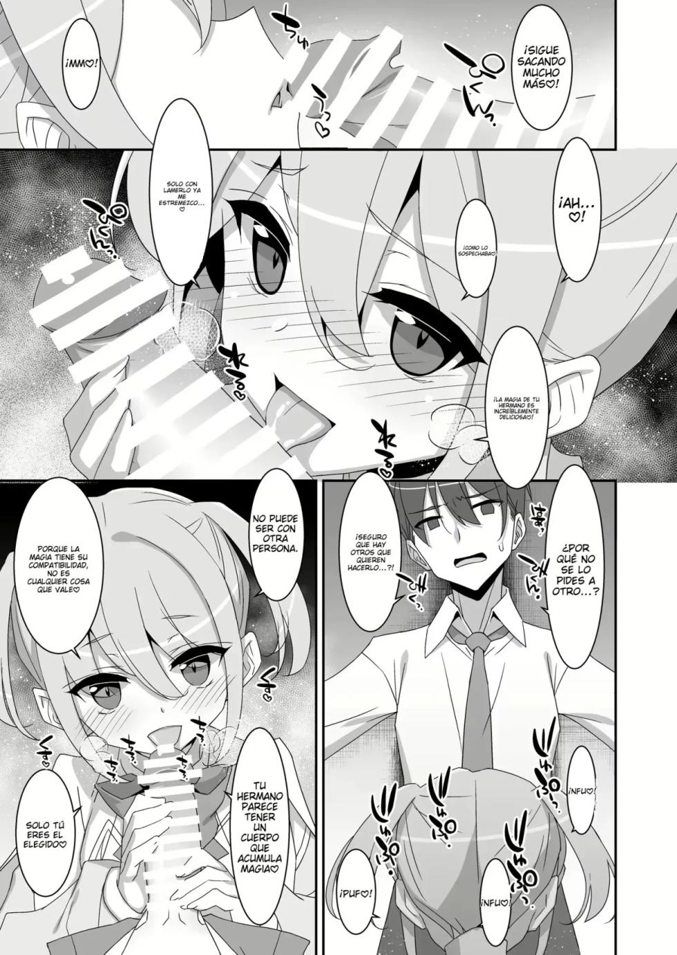 [TIES (Takei Ooki)] Suki na Ko ga Iru no ni Mahou Shoujo ni Okasareteimasu｜Aunque Estoy Enamorado de Alguien, Una Chica Mágica me Está Violando [Spanish] [Ishiro Translations] [Digital] - Page 9