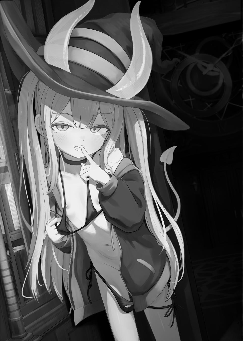 [Chirimen Naoyuki (Naoyuki)] Lolikko Succubus Sakusei Nikki ~Mukuchi de Muhyoujou na Ano Ko ga Succubus datta!?~ [Digital] - Page 2