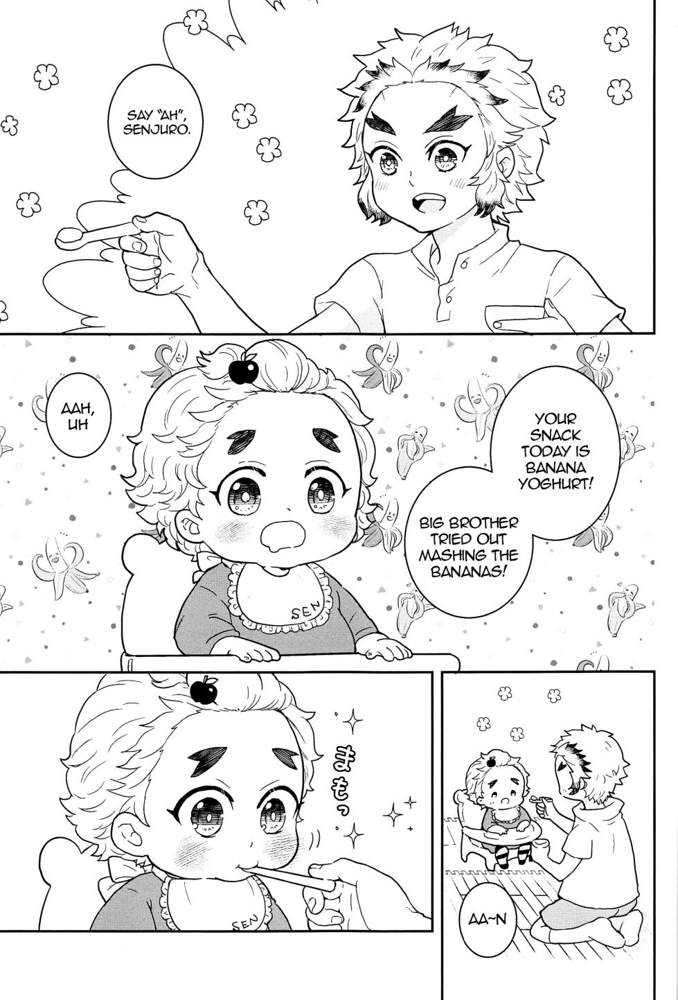 (Nichirin Kitan 30) [Nikonikodo (Niko)] Ani to Otouto no Banana no Hanashi | A Tale About Two Brothers and Their Bananas (Kimetsu no Yaiba) [English] [alparslan] - Page 2