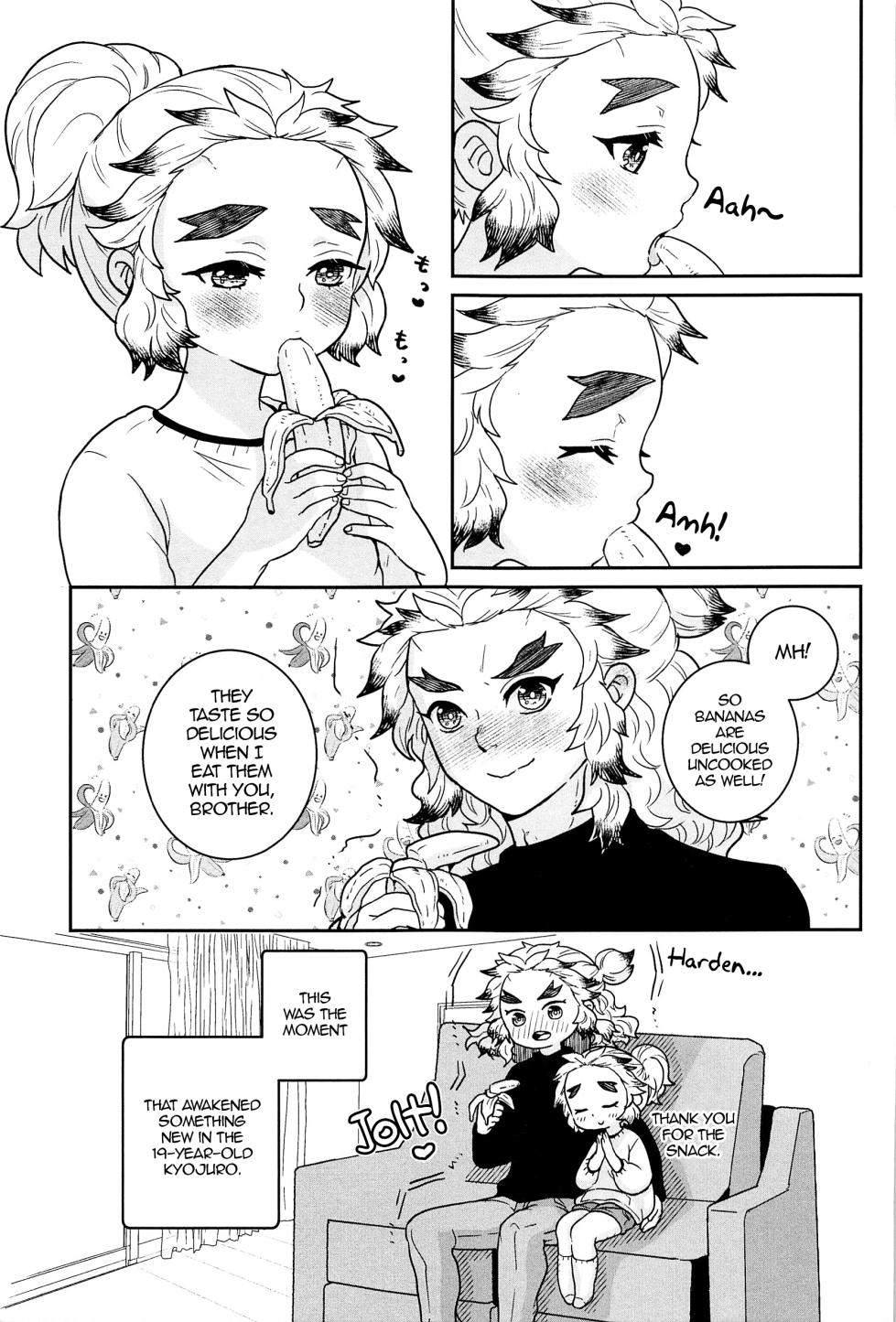 (Nichirin Kitan 30) [Nikonikodo (Niko)] Ani to Otouto no Banana no Hanashi | A Tale About Two Brothers and Their Bananas (Kimetsu no Yaiba) [English] [alparslan] - Page 8