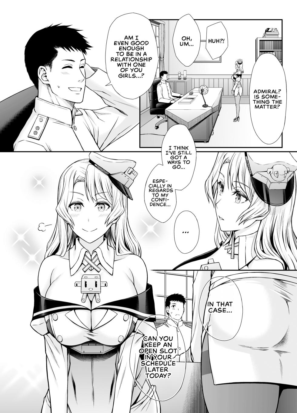 [Umi Neuron (Umi Neuron)] Houston-san to Kozukuri o Ippai Ganbaru Ohanashi. | Non-Stop Babymaking With Houston (Kantai Collection -KanColle-) [English] [Shiromaru] [Digital] - Page 3