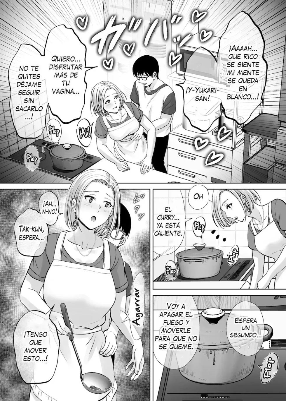 [Melon no Hoshiboshi (Hoshiduki Melon)] Haha Swapping 2 ~Kaa-chan o Koukanshite Iratsuita Ore no Yabai Shitto no Hanashi~｜Intercambio de Madres 2 ~La Historia Sobre mis Celos después de Intercambiar a Mamá~ [Spanish] [K-le Traducciones] - Page 18