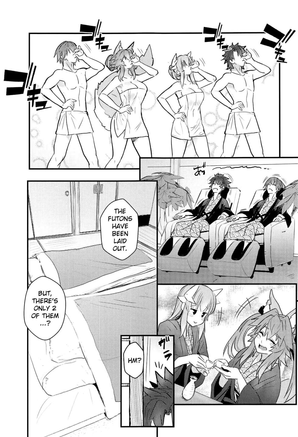 (C95) [Yamitsuki Honpo (Wise Speak)] Onsen, Yukemuri, Bijo Zekkei (Fate/Grand Order) [English] [Miracle Sanny TL] - Page 8