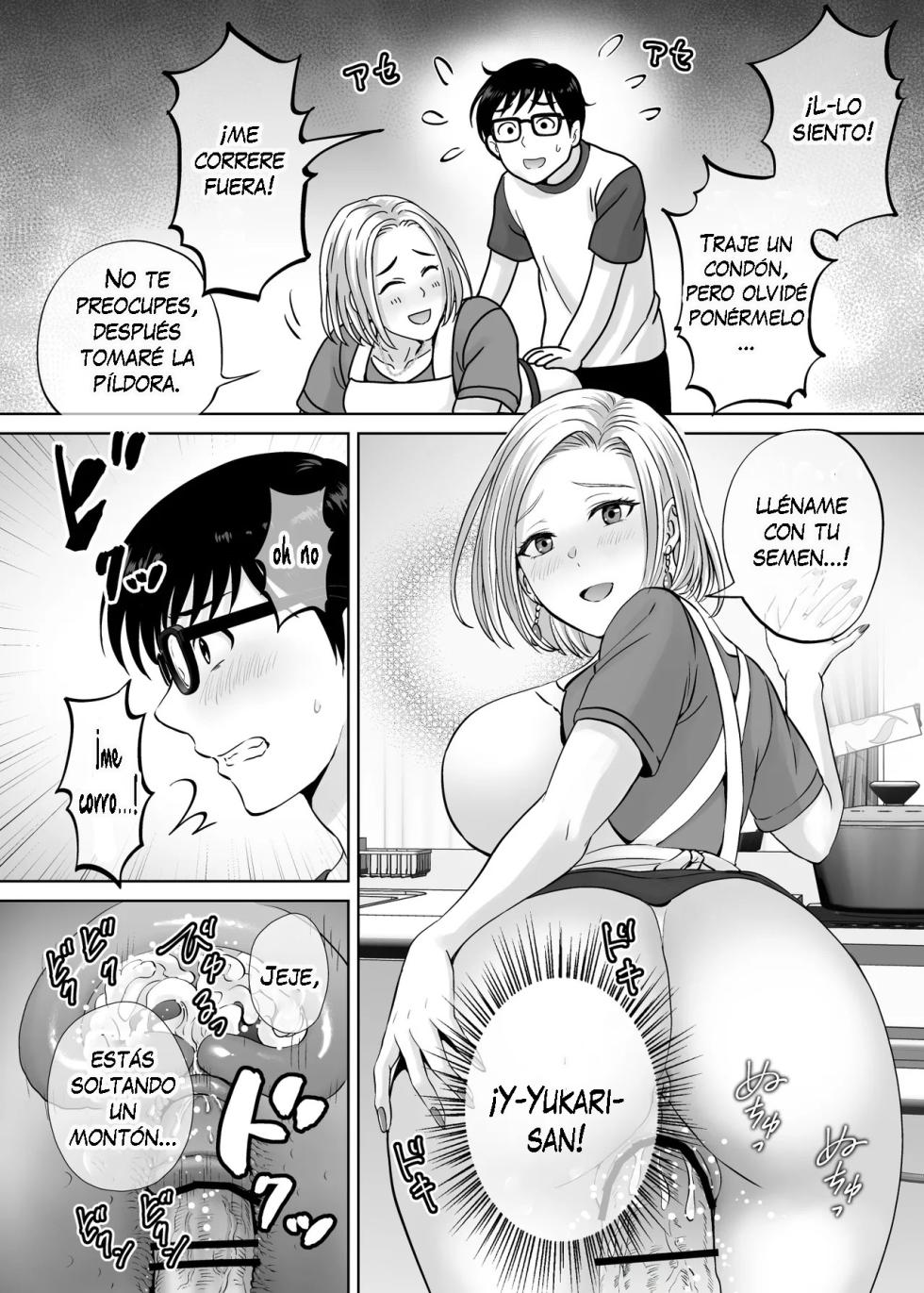 [Melon no Hoshiboshi (Hoshiduki Melon)] Haha Swapping 2 ~Kaa-chan o Koukanshite Iratsuita Ore no Yabai Shitto no Hanashi~｜Intercambio de Madres 2 ~La Historia Sobre mis Celos después de Intercambiar a Mamá~ [Spanish] [K-le Traducciones] - Page 17