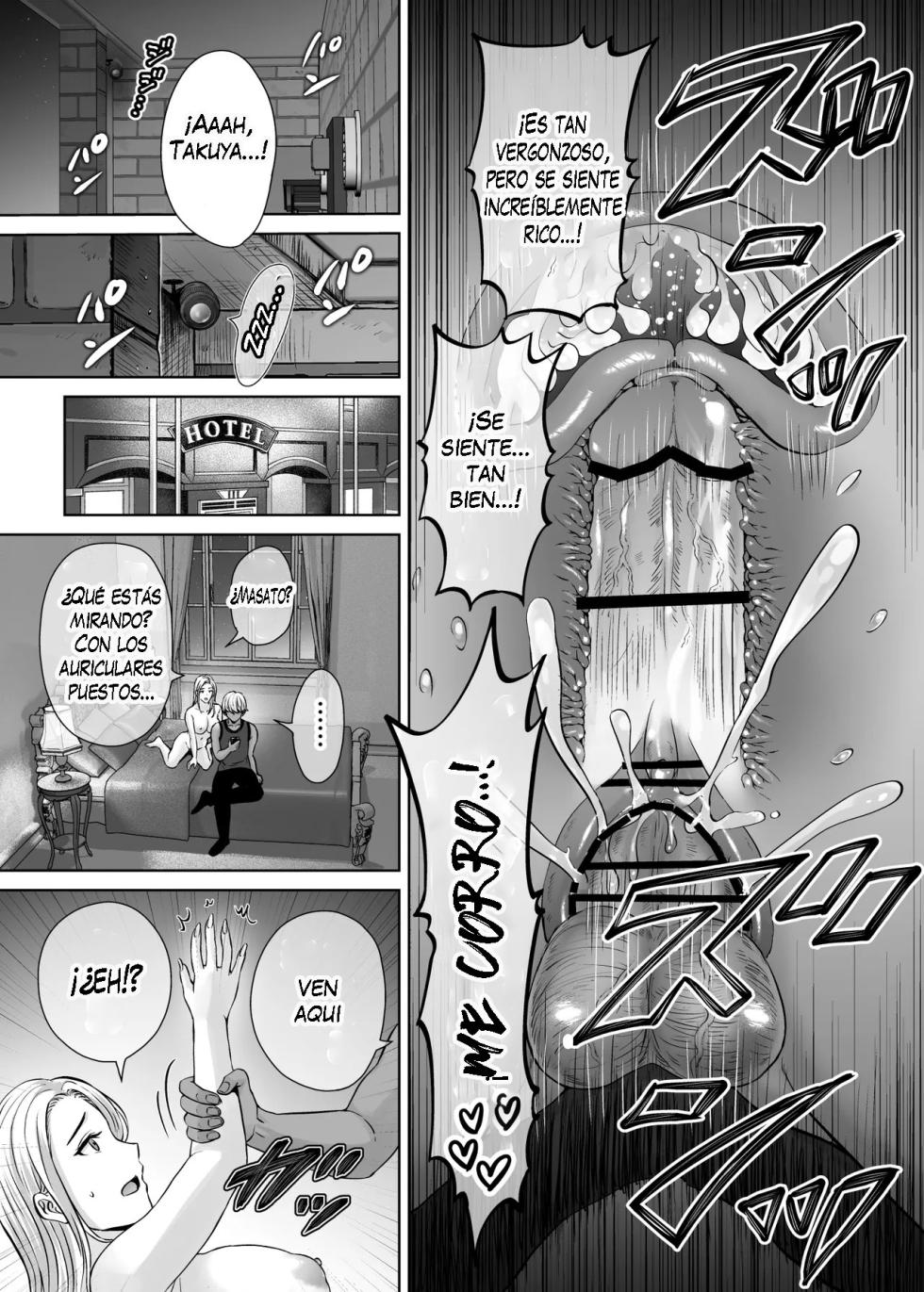 [Melon no Hoshiboshi (Hoshiduki Melon)] Haha Swapping 2 ~Kaa-chan o Koukanshite Iratsuita Ore no Yabai Shitto no Hanashi~｜Intercambio de Madres 2 ~La Historia Sobre mis Celos después de Intercambiar a Mamá~ [Spanish] [K-le Traducciones] - Page 38