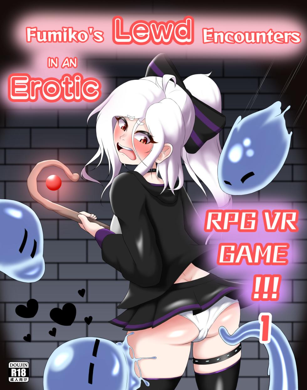 [Hoonter] Fumiko's Lewd Encounters in an Erotic RPG VR Game!!! [English] - Page 1
