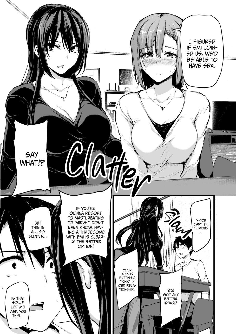 [Tachibana Omina] Kyonyuu Ga Futariinai To Bokkishinai Otto No Tame Ni Tomodachi O Tsuretekita Tsuma 1-3 I Can't Get It Up Without Two Pairs of Big Breasts, so My Wife Brought Her Friend! 1-3 - Page 6