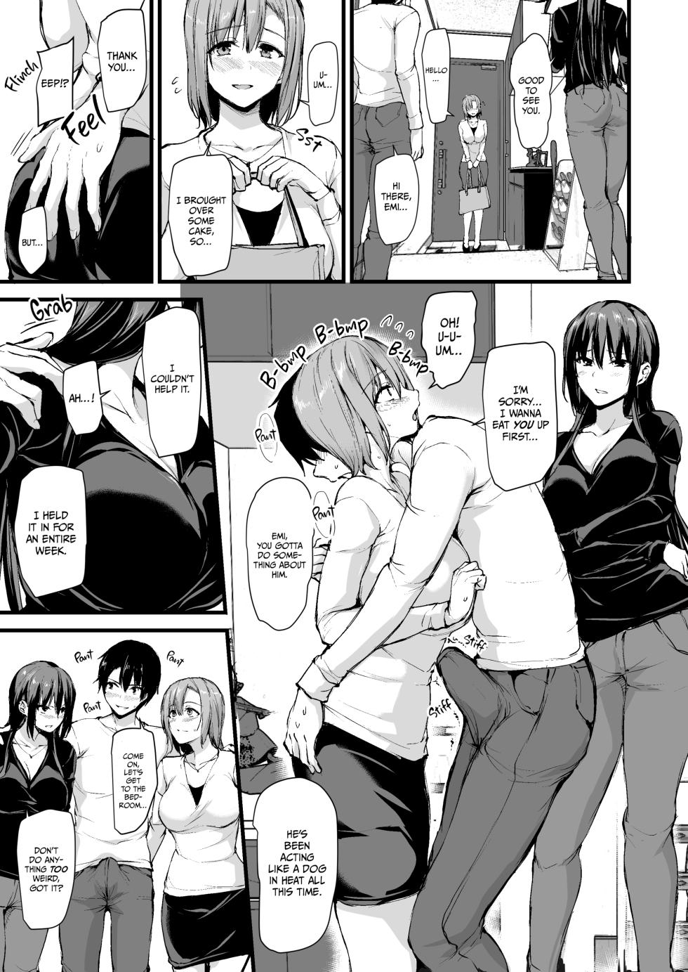 [Tachibana Omina] Kyonyuu Ga Futariinai To Bokkishinai Otto No Tame Ni Tomodachi O Tsuretekita Tsuma 1-3 I Can't Get It Up Without Two Pairs of Big Breasts, so My Wife Brought Her Friend! 1-3 - Page 28