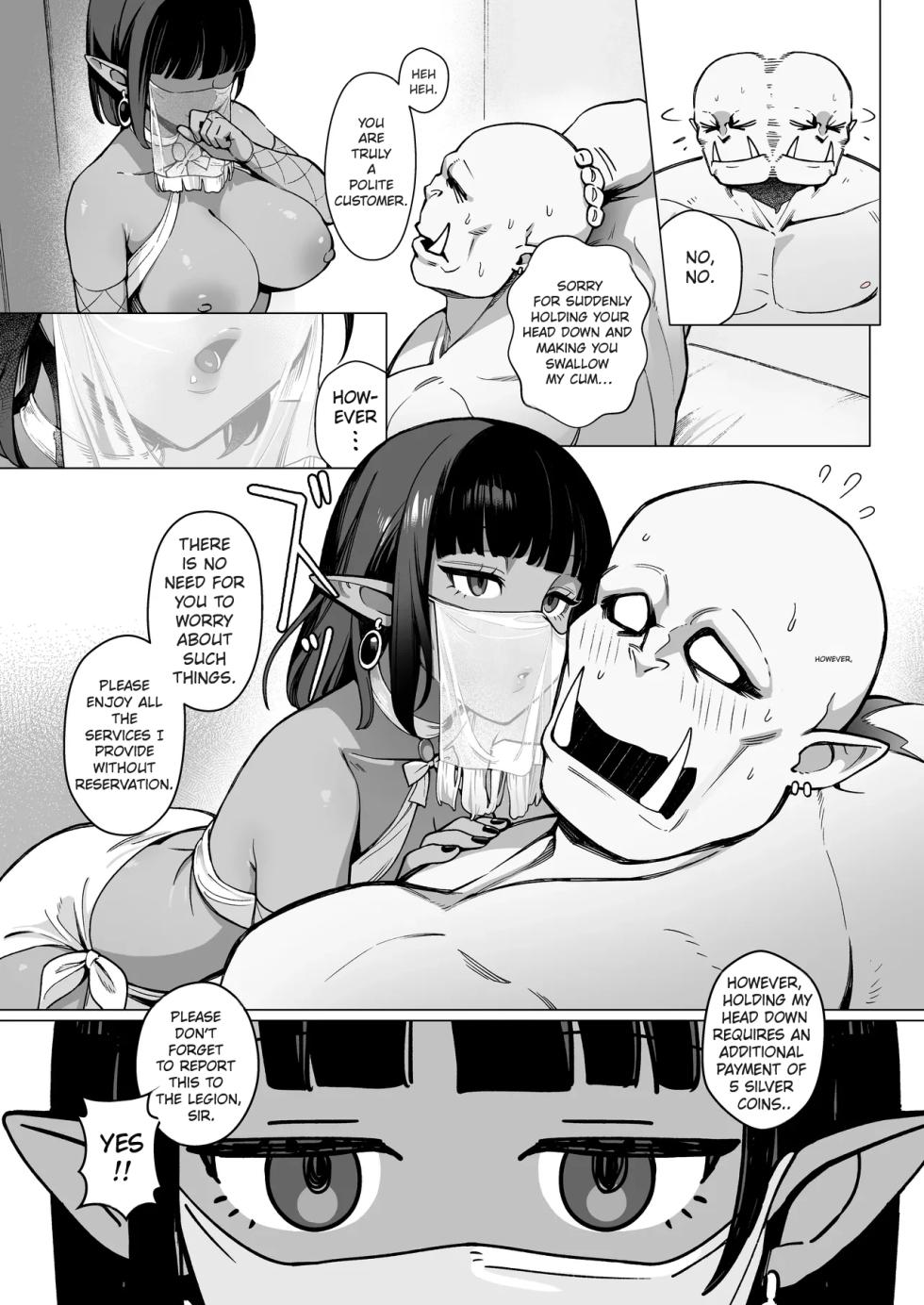 [(Sencha Bashira, Mugicha Bashira)] Fairy Brothel (Volume 1): The Virgin Orc Assigned To The Dark Skinned Elf [English] [Ertuwoop Scan Translation] - Page 15