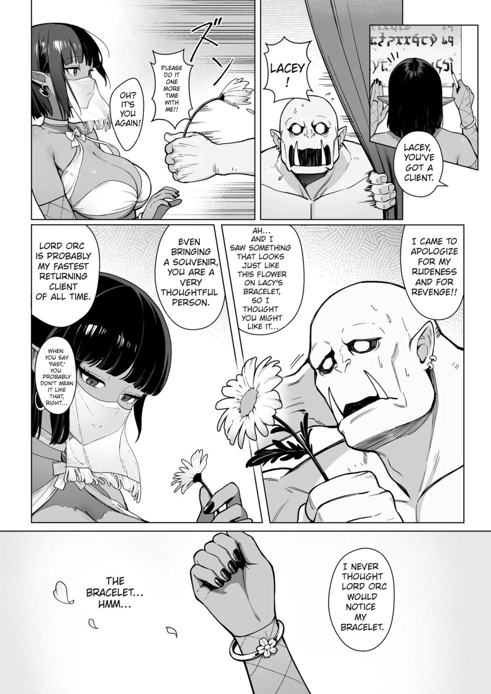 [(Sencha Bashira, Mugicha Bashira)] Fairy Brothel (Volume 1): The Virgin Orc Assigned To The Dark Skinned Elf [English] [Ertuwoop Scan Translation] - Page 26