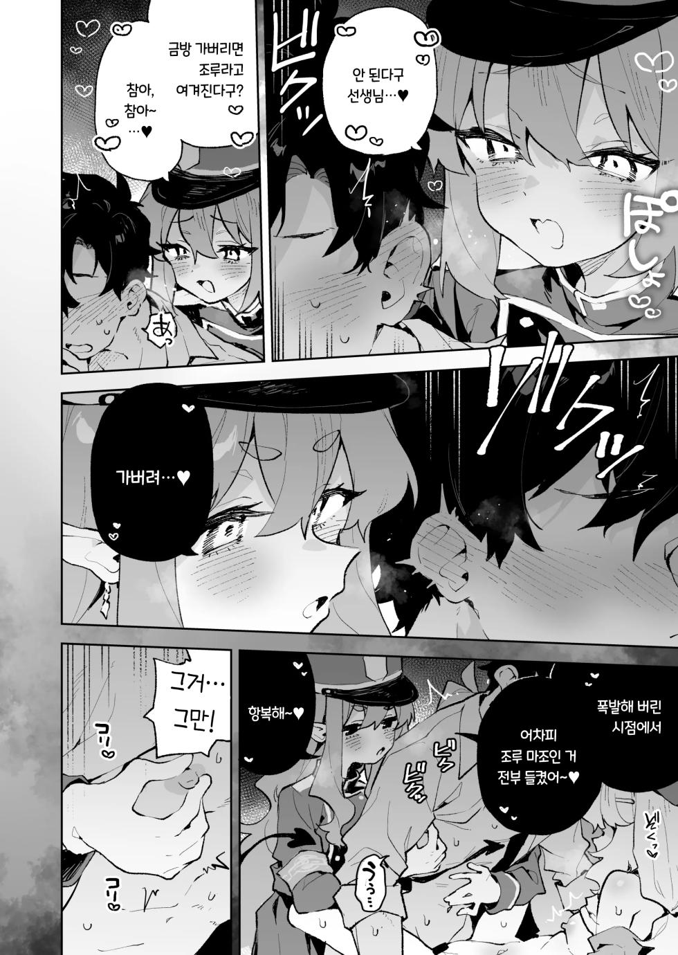 [Rimu Chanchi (Uni Cream Korokke)] Teikou Shite mo Muda nan desu kedo | 저항하셔도 소용없는데요 (Blue Archive) [Korean] [Digital] - Page 27