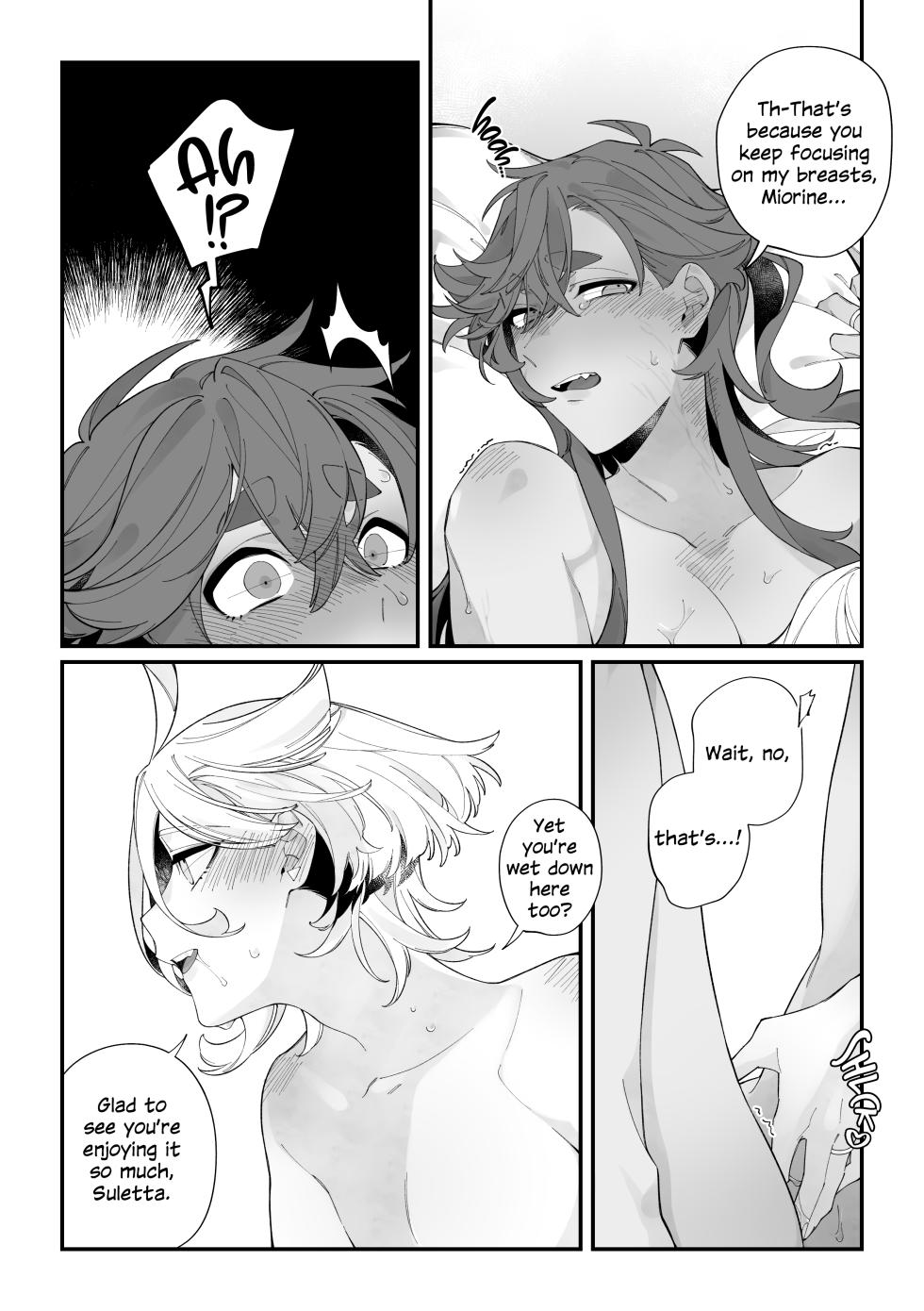 [Harusame Odoroki Shiten (Ushirogami)] Top Swap! (Mobile Suit Gundam: The Witch from Mercury) [English] [Digital] - Page 9