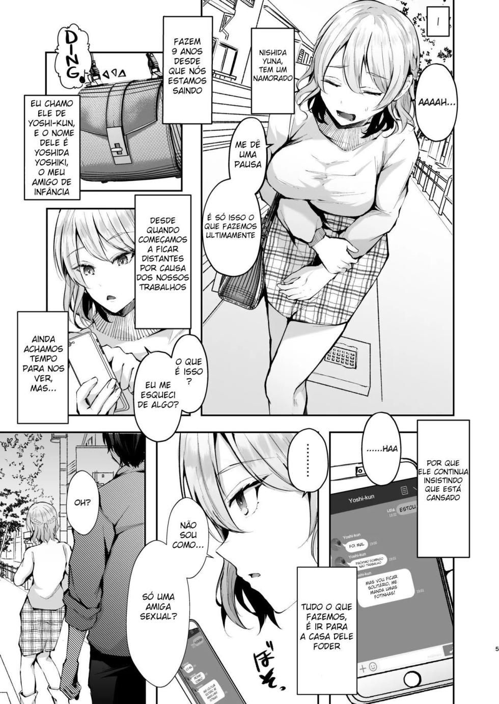 [FZ: (Fujisaki Fujiko)] Zakomesu Switch ~Deka Cli Kaihatsu de Netorareta Boku no Kanojo~ [Portuguese-BR] [Digital] - Page 6