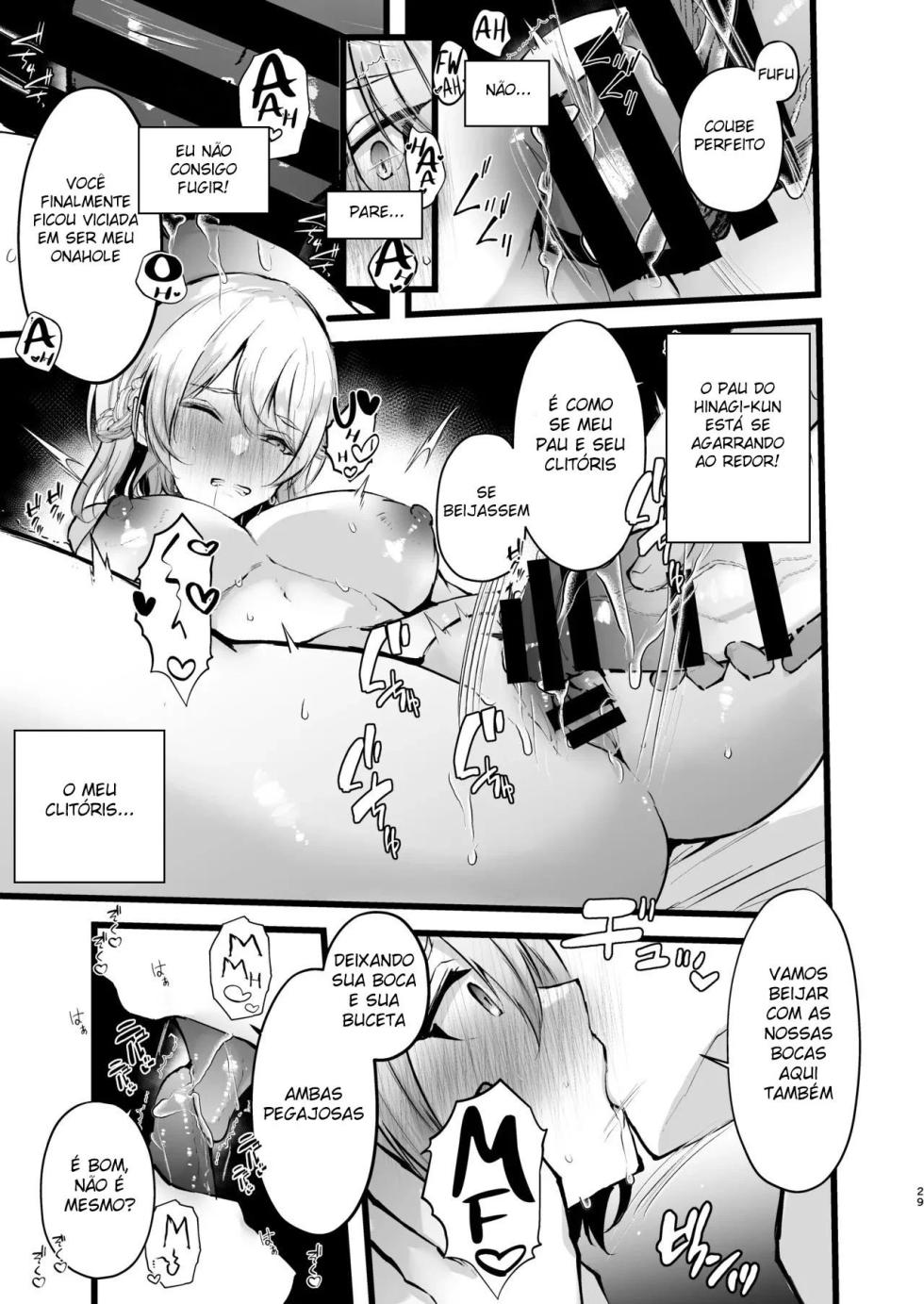 [FZ: (Fujisaki Fujiko)] Zakomesu Switch ~Deka Cli Kaihatsu de Netorareta Boku no Kanojo~ [Portuguese-BR] [Digital] - Page 30