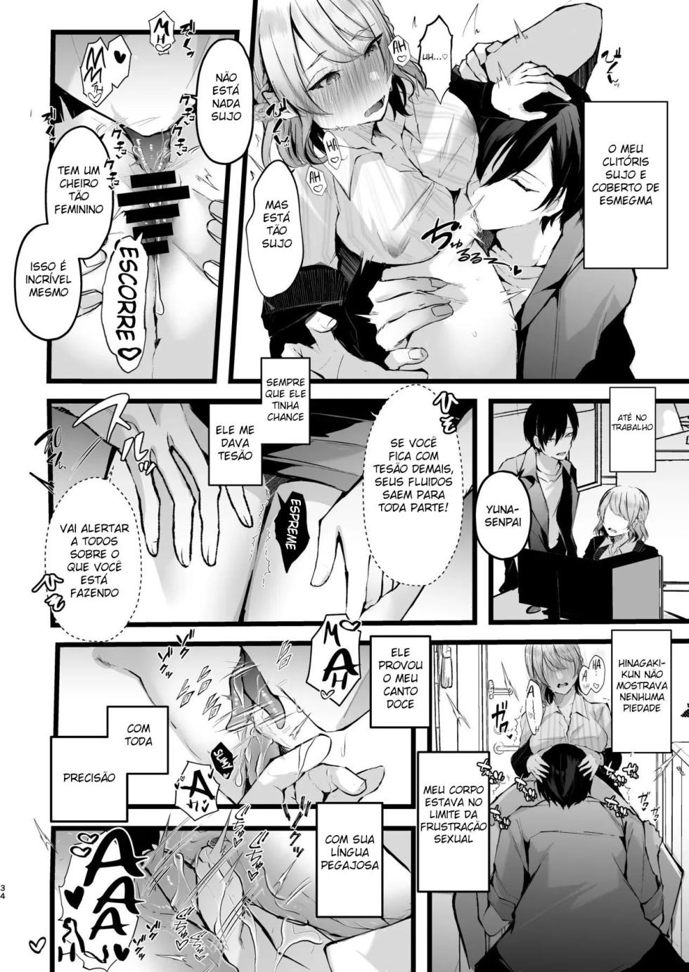 [FZ: (Fujisaki Fujiko)] Zakomesu Switch ~Deka Cli Kaihatsu de Netorareta Boku no Kanojo~ [Portuguese-BR] [Digital] - Page 35