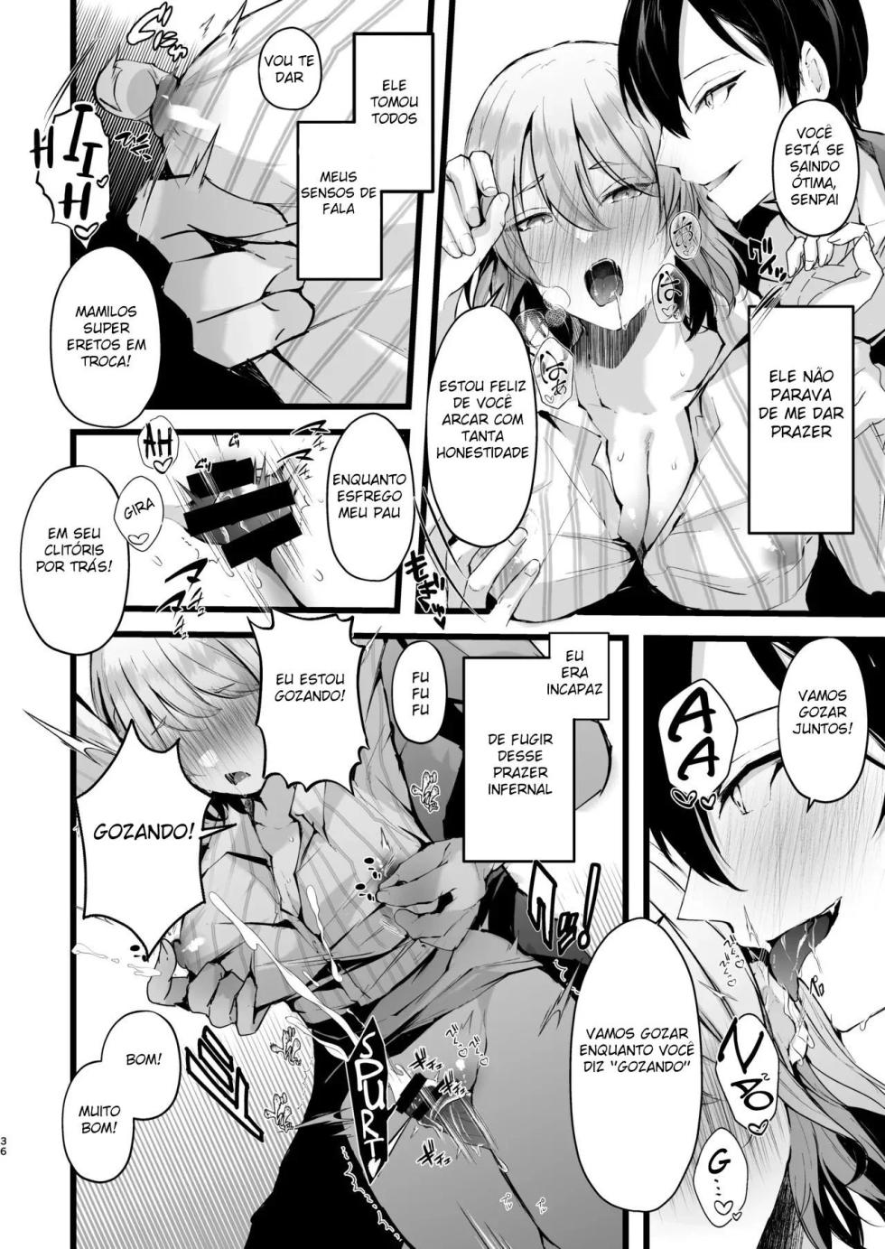 [FZ: (Fujisaki Fujiko)] Zakomesu Switch ~Deka Cli Kaihatsu de Netorareta Boku no Kanojo~ [Portuguese-BR] [Digital] - Page 37