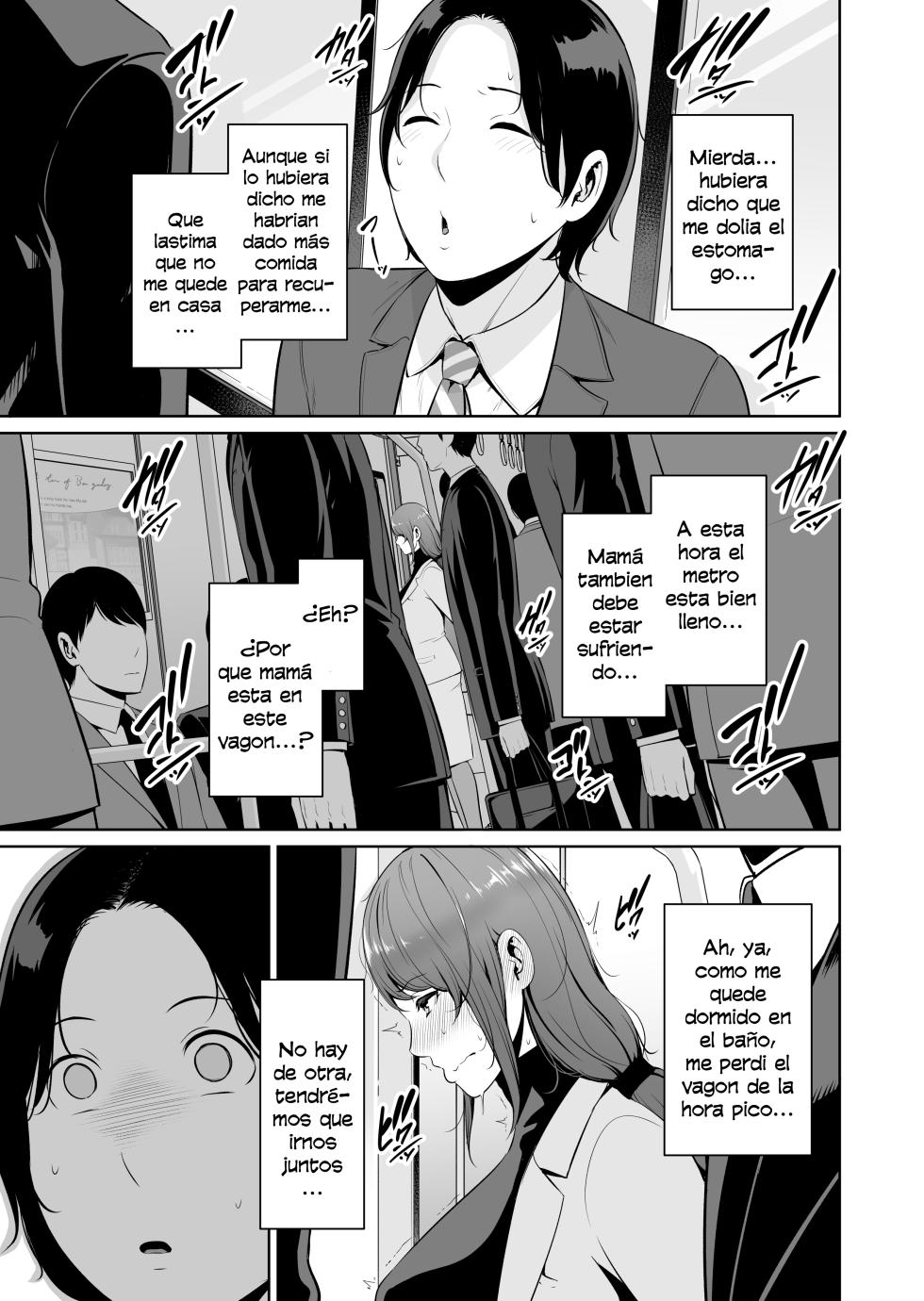 [Misaki (Gonza)] Gibo o, Densha de...｜Con Mi Madrastra, En El Tren... [Spanish] [I Am the Walrus =  Soy la Morsa] - Page 6